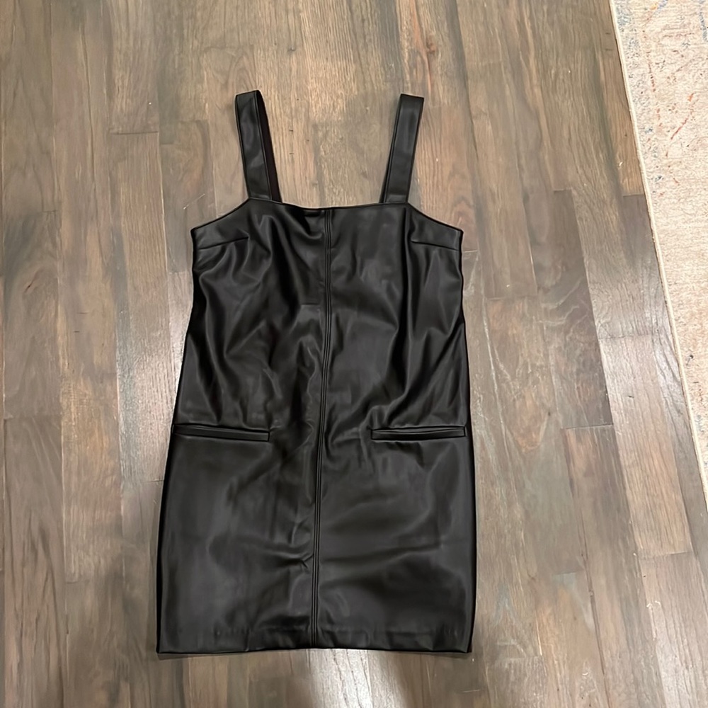 Abercrombie vegan leather jumper